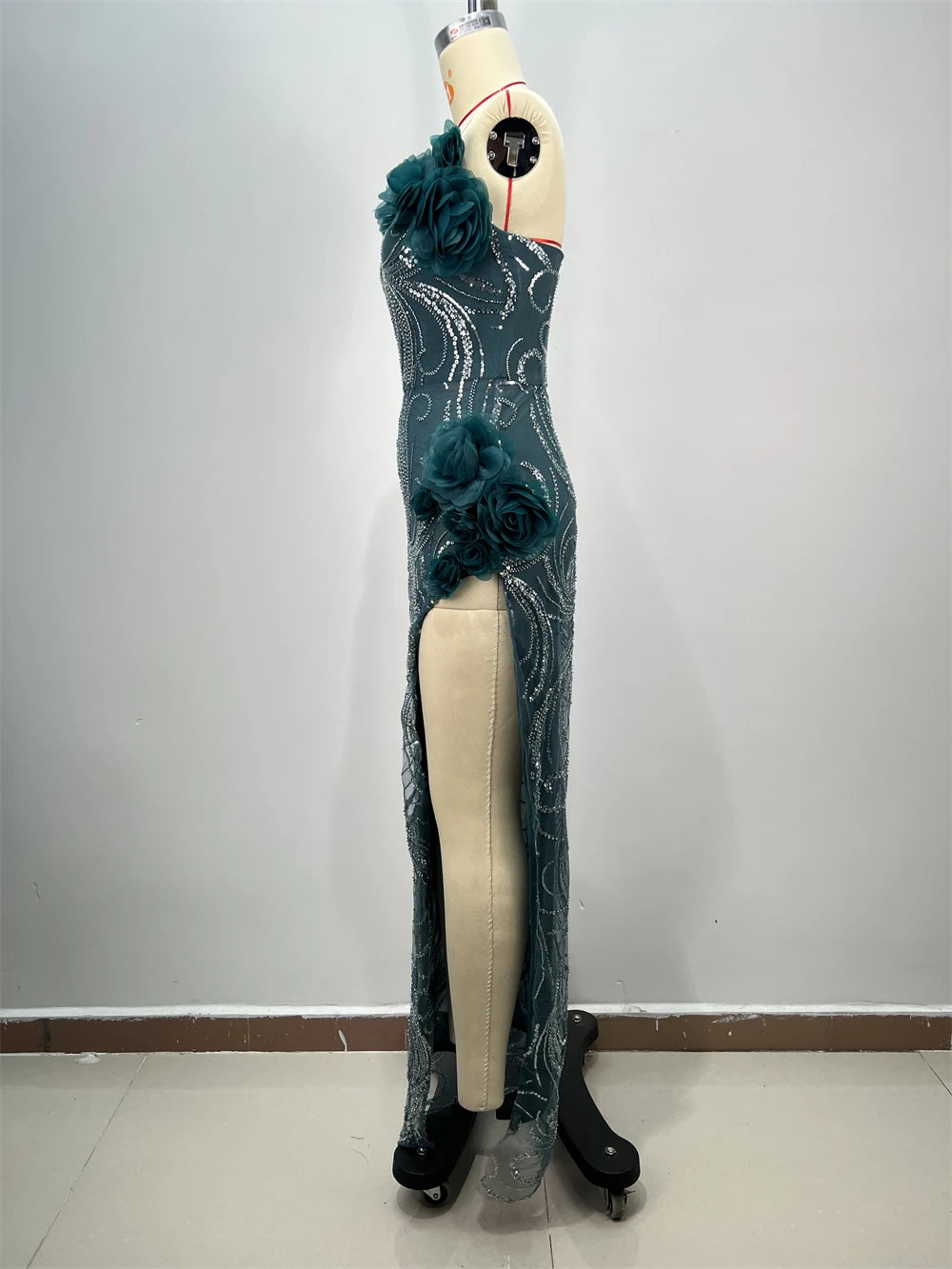 Top Quality Stock Fashion Women Celebrity Night Club Long Sexy Evening Dresses