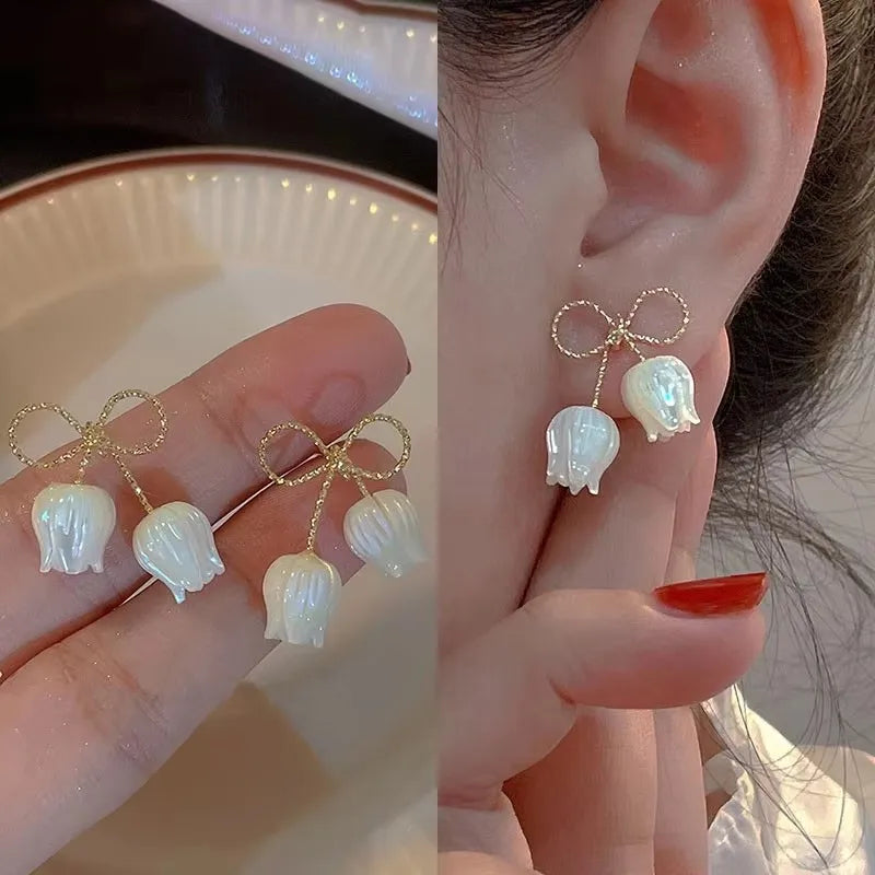 925 Silver Needle Korean Fashion Zircon Geometric Earrings For Women Jewelry 2026 Trending Luxury Crystal Cross Stud Earrings