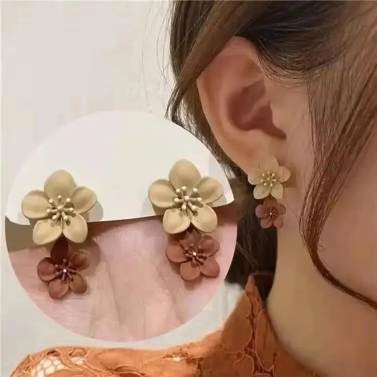 925 Silver Needle Korean Fashion Zircon Geometric Earrings For Women Jewelry 2026 Trending Luxury Crystal Cross Stud Earrings